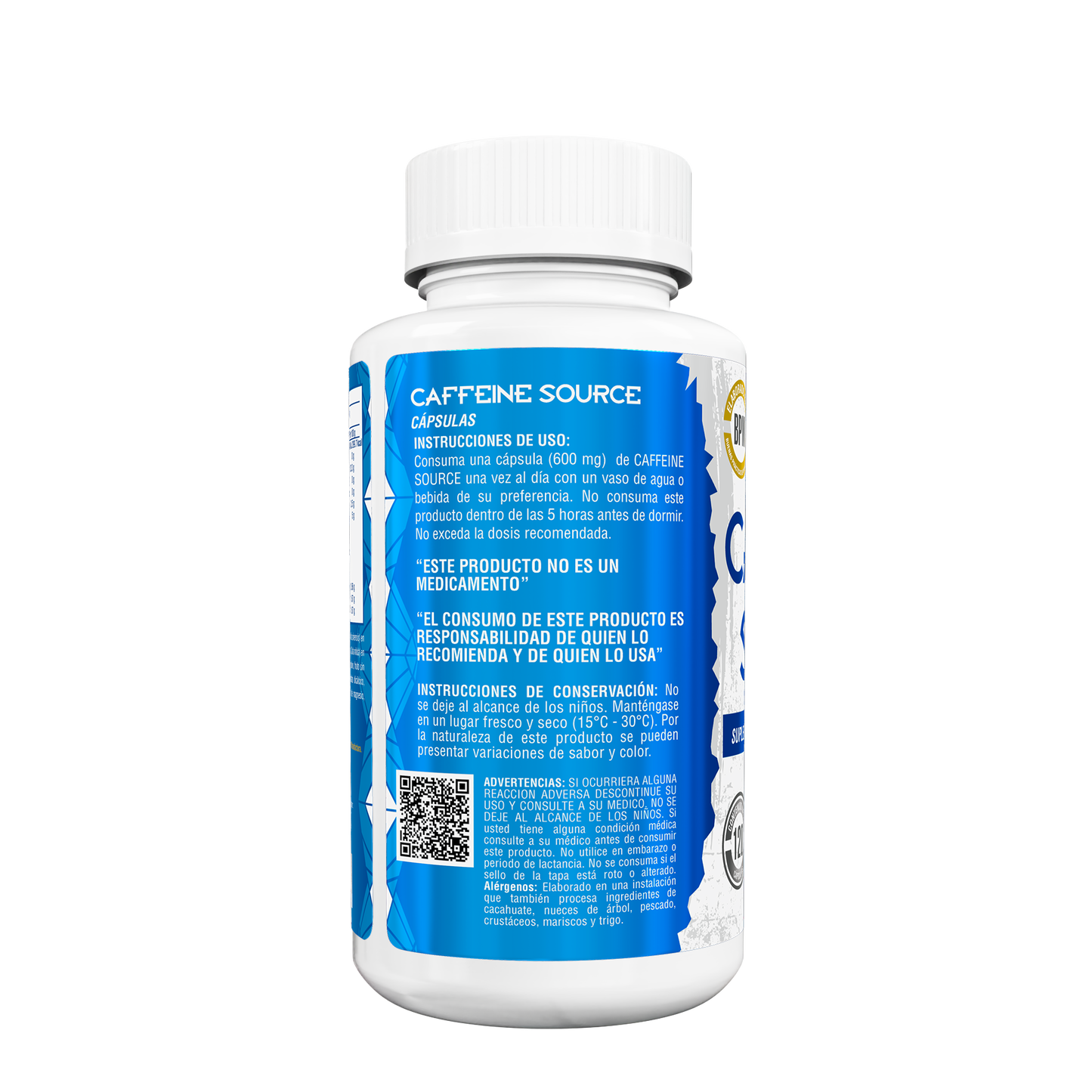 Caffeine Source 120 Caps (120 srvs)