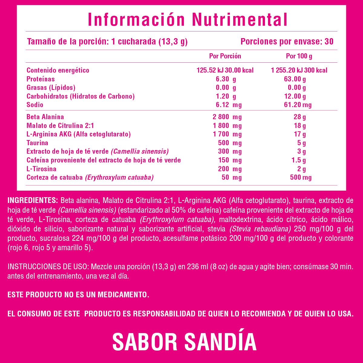 Essential Pre Workout 30 srvs