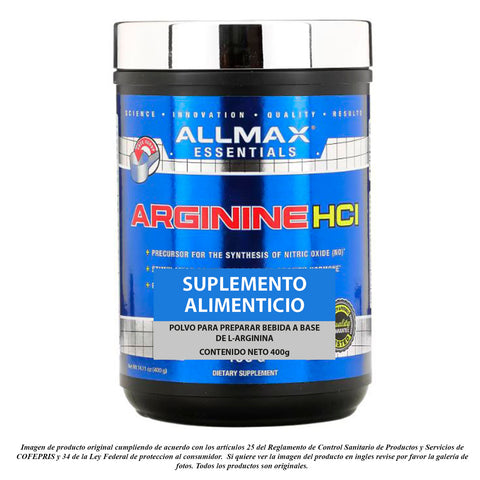 Arginine HCL Unflavored 400 g