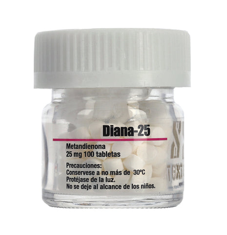 Diana 25 mg 100 tabs