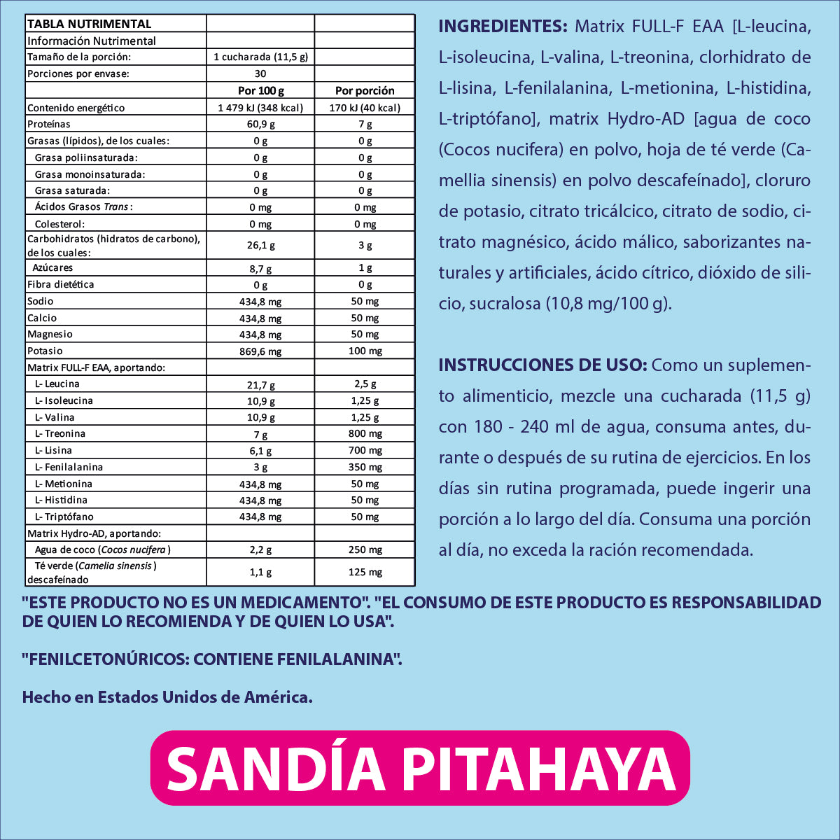 Flexx EAAs+HYD 345 g