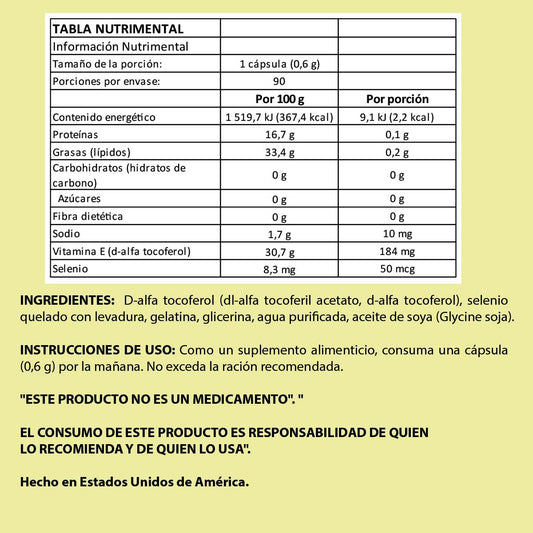 E 400 IU 90 Softgels