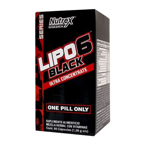 Lipo 6 Black UC MX 60 Caps