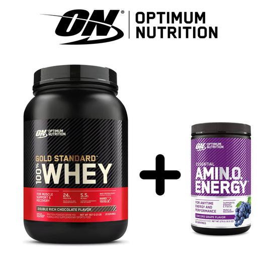 PROMO ON GOLD STANDARD 100% WHEY 2 LB + AMINO ENERGY 30 SERVS